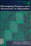 MANAGING RESOURCES AND FINANCE IN EDUCATION
